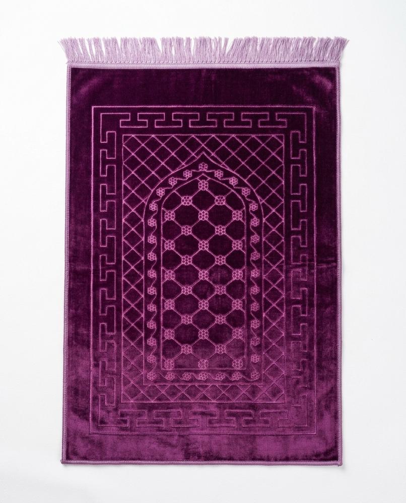 Nisa Outlet - Selen | Velvety Embossed Prayer Mat Unisex