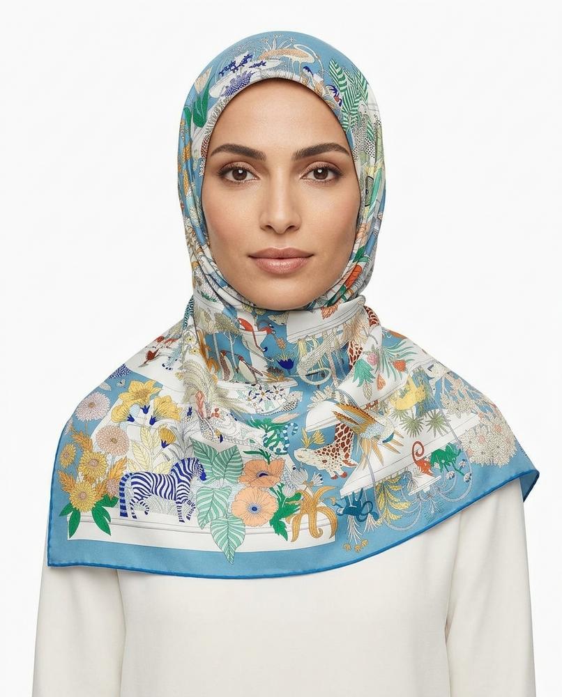 Nisa Outlet - Elram | Patterned Lightweight Hijab Women