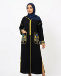 Nisa Outlet - Viral | Embroidered Wide-Cut Kaftan Women