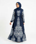 Nisa Outlet - Lylen | Printed Belted Abaya Women