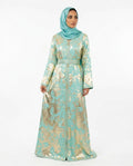Nisa Outlet - Varen | Metallic Belted Kaftan Women
