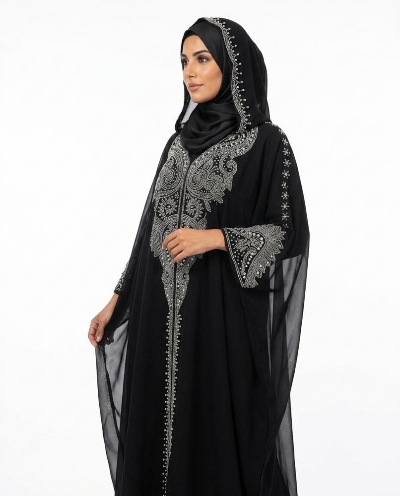 Nisa Outlet - Yotal | Beaded Hooded Abaya Women