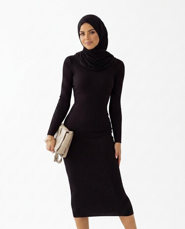 Nisa Outlet - Alran | Rib-Knit Fitted Underdress Women