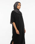 Nisa Outlet - Nital | Loose-Fit Textured Abaya Women