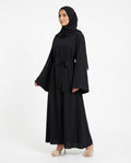 Nisa Outlet - Lylar | Flowing Wide-Cut Abaya Women