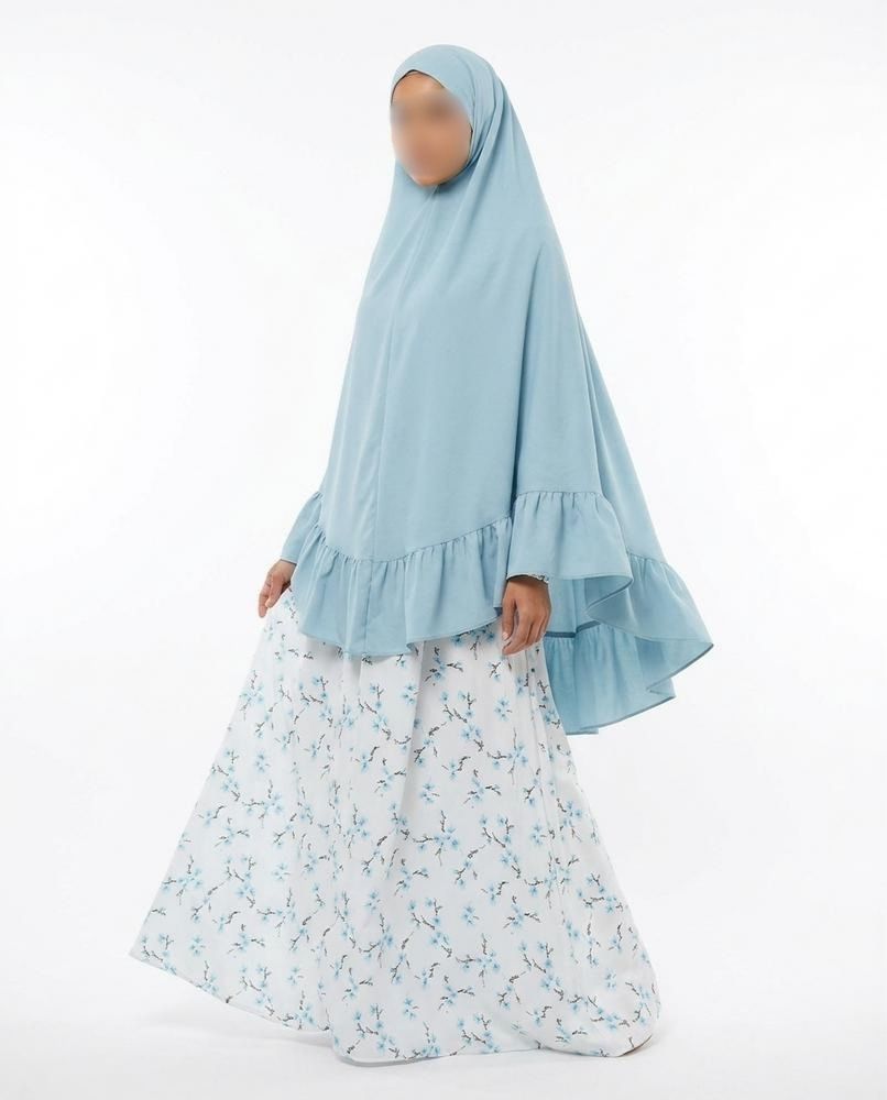 Nisa Outlet - Lolin | Two-piece Floral Prayer Dress Women