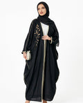 Nisa Outlet - Senal | Embroidered Loose-Fit Abaya Women