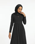Nisa Outlet - Conav | Long-sleeved Gathered Abaya Women