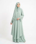 Nisa Outlet - Lyser | Embroidered Flowing Abaya Women