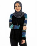 Nisa Outlet - Karev | Striped Long-Sleeved Tunic Women