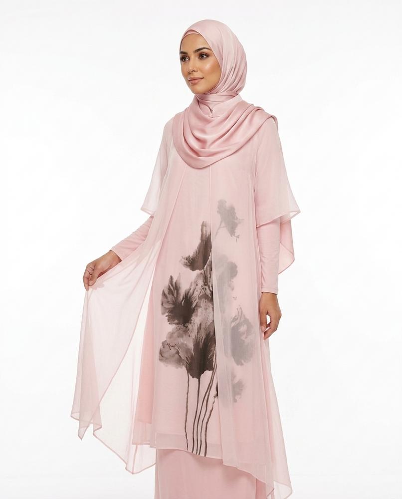Nisa Outlet - Rosen | Layered Printed Two-piece Set Women