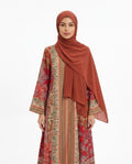 Nisa Outlet - Sevin | Patterned Wide-cut Abaya Women