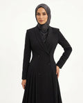 Nisa Outlet - Taral | Tailored Pleated Abaya Women