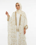 Nisa Outlet - Nozan | Embroidered Open-Front Abaya Women